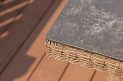 OUTFLEXX Dining Tisch, Hellbraun, Polyrattan, 220 X 100 Cm, Tischplatte Spraystone, 6mm -MBM Verkäufe 4 20677.jpg