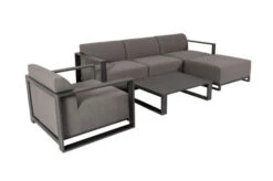 OUTFLEXX Loungeset, Flanelle, Alu/Sunbrella, Für 5 Personen, Loungetisch 100x80 Cm -MBM Verkäufe 4 20753.jpg