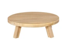 OUTFLEXX Ecklounge, Akazie, 5 Personen, Inkl. Tisch ø 80 Cm Und Polster Aus Olefin In Hellbraun -MBM Verkäufe 4 21036.jpg