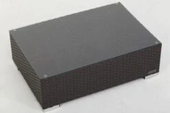 OUTFLEXX Kaffeetisch, Braun, Polyrattan, 95x65cm, Inkl. Glasplatte -MBM Verkäufe 4 2393 9.jpg