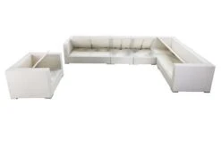 OUTFLEXX Loungemöbel-Set, Weiß, Polyrattan, Für 8 Personen, WasserfesteKissenbox -MBM Verkäufe 4 2510 BOX A.jpg