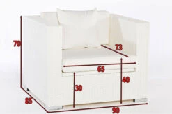 OUTFLEXX Sessel, Weiß, Polyrattan, Inkl. Polster Und Kissen, Wasserfeste Kissenbox -MBM Verkäufe 4 2511 7 BOX.jpg