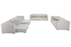 OUTFLEXX Loungemöbel-Set, Weiß, Polyrattan, Für 9 Personen, Wasserfeste Kissenbox -MBM Verkäufe 4 7173 BOX A.jpg