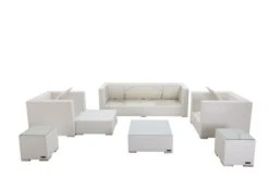 OUTFLEXX Loungemöbel-Set, Weiß, Polyrattan, Für 6 Personen, Inkl. Kaffeetisch, Wasserfeste Kissenbox -MBM Verkäufe 4 7174 BOX B.jpg