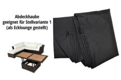OUTFLEXX Loungemöbel, Polyrattan, Braun Marmoriert, Inkl. Loungetisch, Abdeckhaube, Ersatzbezug, Wasserfeste Kissenbox -MBM Verkäufe 4 7759 BOX X 4.jpg