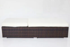 OUTFLEXX 2er-Set Sonnenliegen, Braun Marmoriert, Polyrattan, Je 200x70x45cm, Mit Beistelltisch -MBM Verkäufe 4 7761.jpg