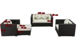 OUTFLEXX Loungemöbel-Set, 5 Personen, Braun, Polyrattan, Wasserfeste Kissenbox 9 OUTFLEXX Loungemöbel-Set, 5 Personen, Braun, Polyrattan, Wasserfeste Kissenbox -MBM Verkäufe 5 1298 BOX A.jpg