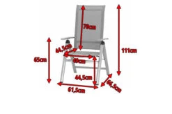 MWH Fabulo Multipositionssessel, Silber/hellgrau, Alu/Textil, 67 X 62 X 111 Cm, Klappbar -MBM Verkäufe 5 13445.jpg