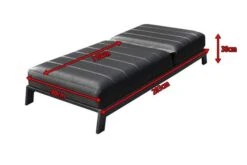 OUTFLEXX Bite Loungeliege, Sooty, Alu/Sunbrella, 203 X 90 X 38 Cm, 4-fach Verstellbar -MBM Verkäufe 5 16081.jpg