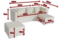 OUTFLEXX Loungemöbel-Set, Weiß, Polyrattan, 5 Personen, Wasserfeste Kissenbox -MBM Verkäufe 5 18228 BOX A.jpg