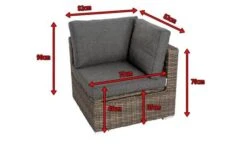 OUTFLEXX Eckelement Links, Grau, Polyrattan, 82 X 82 X 70 Cm, Verstellbare Sitzfläche, Wasserfeste Kissenbox 14 OUTFLEXX Eckelement Links, Grau, Polyrattan, 82 X 82 X 70 Cm, Verstellbare Sitzfläche, Wasserfeste Kissenbox -MBM Verkäufe 5 18362 2 BOX.jpg