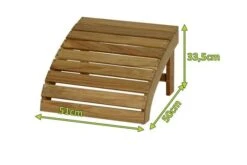 Ploß Adirondack Fußteil, Teakoptik, FSC®-Akazienholz, Geölt, 50 X 51 X 33,5 Cm -MBM Verkäufe 5 20147.jpg