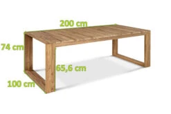 OUTFLEXX Anok Esstisch, Natur, Recycled FSC®-Teak, 200x100 -MBM Verkäufe 5 20299.jpg