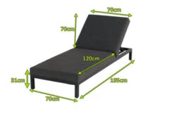 HARTMAN Eva Loungeliege, Sooty, Sunbrella, 195 X 70 X 31 Cm, Rückenlehne Verstellbar -MBM Verkäufe 5 20466.jpg