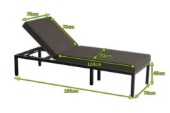 HARTMAN Eva Loungeliege, Sooty, Sunbrella, 195 X 70 X 45 Cm, Rückenlehne Verstellbar, Hohe Liegefläche -MBM Verkäufe 5 20468.jpg