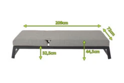 OUTFLEXX Allure Sonnenliege, Flanelle, Alu/Sunbrella, 211 X 74 X 44,5 Cm, Verstellbare Kopfstütze -MBM Verkäufe 5 20737.jpg