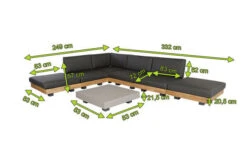 OUTFLEXX Ecklounge, Alu/Akazie/Zement, 6 Personen, Inkl. Tisch 83 X 83 Cm Und Polster Aus Olefin In Anthrazit 10 OUTFLEXX Ecklounge, Alu/Akazie/Zement, 6 Personen, Inkl. Tisch 83 X 83 Cm Und Polster Aus Olefin In Anthrazit -MBM Verkäufe 5 21014.jpg