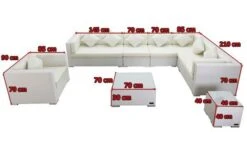 OUTFLEXX Loungemöbel-Set, Weiß, Polyrattan, Für 8 Personen, Inkl. Kaffeetisch, Wasserfeste Kissenbox -MBM Verkäufe 5 2510 BOX B.jpg