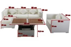 OUTFLEXX Loungemöbel-Set, Weiß, Polyrattan, Für 5 Personen, Inkl. Loungetisch, Wasserfeste Kissenbox 14 OUTFLEXX Loungemöbel-Set, Weiß, Polyrattan, Für 5 Personen, Inkl. Loungetisch, Wasserfeste Kissenbox -MBM Verkäufe 5 2523 BOX D.jpg