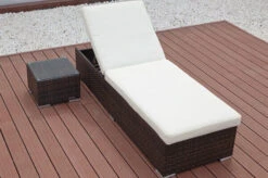 OUTFLEXX 2er-Set Sonnenliegen, Braun Marmoriert, Polyrattan, Je 200x70x45cm, Mit Beistelltisch -MBM Verkäufe 5 7761.jpg