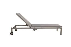 OUTFLEXX 2er-Set Rollliege, Taupe, Edelstahl/Teak, 212x71x36cm, Mit Beistelltisch 45x45cm -MBM Verkäufe 6 14171.jpg