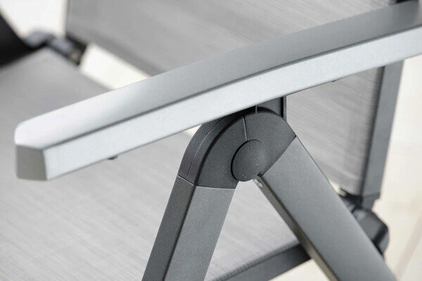 STERN New Top Klappsessel, Anthrazit/silber, Aluminium/Textil, 75x60x113 Cm, Rückenlehne Verstellbar, Klappbar 6 STERN New Top Klappsessel, Anthrazit/silber, Aluminium/Textil, 75x60x113 Cm, Rückenlehne Verstellbar, Klappbar – Bild 6