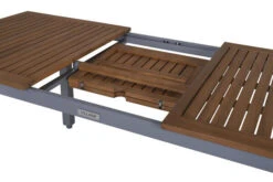 VILLANA Ausziehtisch, FSC-Akazienholz / Aluminium, Silber,150/200 X 90 X 74 Cm -MBM Verkäufe 6 16456.jpg