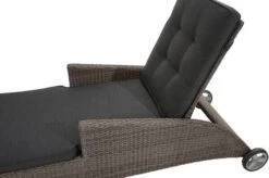 Ploß Rocking Comfort Rollliege, Grau/braun-meliert, Polyrattan, 195x65x42cm, Verstellbar, Hohe Sitzhöhe -MBM Verkäufe 6 18208.jpg