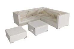 OUTFLEXX Loungemöbel-Set, Weiß, Polyrattan, 6 Personen, Wasserfeste Kissenbox, Inkl. Loungetisch -MBM Verkäufe 6 18231 BOX D.jpg