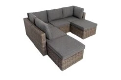 OUTFLEXX Loungemöbel-Set, Grau, Polyrattan, 6 Personen, Verstellbare Sitzflächen, Wasserfeste Kissenbox -MBM Verkäufe 6 18364 BOX.jpg