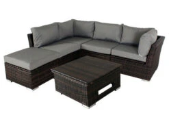 OUTFLEXX Loungemöbel, Polyrattan, Braun Marmoriert, Inkl. Loungetisch, Abdeckhaube, Ersatzbezug, Wasserfeste Kissenbox -MBM Verkäufe 6 7759 BOX X 4.jpg