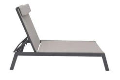 VILLANA 2er-Set Sonnenliegen, Anthrazit/grau, Alu/Textil, 198x66x32cm, Mit Beistelltisch 45x45cm -MBM Verkäufe 7 13885.jpg