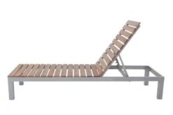 VILLANA Gartenliege, Alu / FSC-Akazienholz, 200 X 70 X 33 Cm, 4-Stufen Verstellbar -MBM Verkäufe 7 16457.jpg