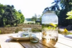 HARTMAN Yasmani Esstisch, Weiß/vintage Brown, Alu/Teak, 240x100cm -MBM Verkäufe 7 18685.jpg