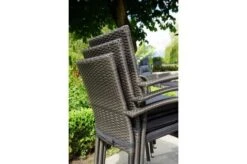 Ploß Rocking Basic Stapelstuhl, Grau/braun-meliert, Polyrattan, 56 X 64 X 92 Cm, Inkl. Polster -MBM Verkäufe 7 20148.jpg