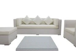 OUTFLEXX Loungemöbel-Set, Weiß, Polyrattan, Für 6 Personen, Inkl. Kaffeetisch, Wasserfeste Kissenbox -MBM Verkäufe 7 7174 BOX B.jpg