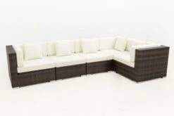 OUTFLEXX Loungemöbel-Set, 5 Pers, Braun Marmoriert, Polyrattan, Wasserfeste Kissenbox -MBM Verkäufe 8 16064 BOX A.jpg