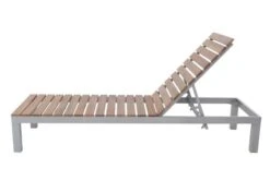 VILLANA Gartenliege, Alu / FSC-Akazienholz, 200 X 70 X 33 Cm, 4-Stufen Verstellbar -MBM Verkäufe 8 16457.jpg