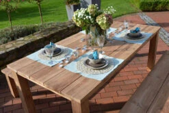 Ploß Laredo Rustikal- Dining- Tisch, Teak, Gebürstet, 160x90cm -MBM Verkäufe 8 17598.jpg