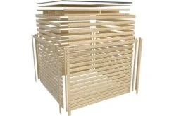 KARIBU Gartenhaus Neuruppin 3, Fichtenholz 28 Mm, Flachdach -MBM Verkäufe 8 18014 8.jpg