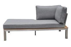 OUTFLEXX Loungemöbel, Silber/grau, Edelstahl/FSC-Teakholz/Textil, Für 4 Personen, Inkl. Kaffeetisch -MBM Verkäufe 8 18298.jpg