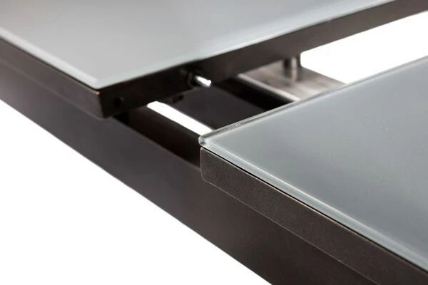 OUTFLEXX Premium Ausziehtisch, Anthrazit/grau, Alu/Glas, 180/240x100cm, Automatischer Ausziehmechanismus 8 OUTFLEXX Premium Ausziehtisch, Anthrazit/grau, Alu/Glas, 180/240x100cm, Automatischer Ausziehmechanismus – Bild 8