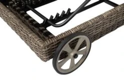 OUTFLEXX Rollliege, Grau, Polyrattan, 200x70x27,5cm, Rückenlehne 5-fach Verstellbar -MBM Verkäufe 8 18367.jpg