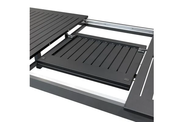 DOPPLER Expert Esstisch, Anthrazit/schwarz, Aluminium, 220-280 X 100 Cm, Ausziehbar 8 DOPPLER Expert Esstisch, Anthrazit/schwarz, Aluminium, 220-280 X 100 Cm, Ausziehbar – Bild 8