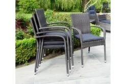 Ploß Rocking Basic Stapelstuhl, Grau/braun-meliert, Polyrattan, 56 X 64 X 92 Cm, Inkl. Polster -MBM Verkäufe 8 20148.jpg