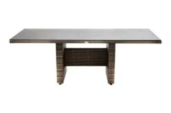 Ploß Rabida Dining Tisch, Champagner-meliert, Polyrattan, 220 X 100 Cm, Glasplatte In Steinoptik -MBM Verkäufe 8 20161.jpg