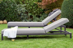 HARTMAN Eva Loungeliege, Flanelle, Sunbrella, 195 X 70 X 45 Cm, Rückenlehne Verstellbar, Hohe Liegefläche 23 HARTMAN Eva Loungeliege, Flanelle, Sunbrella, 195 X 70 X 45 Cm, Rückenlehne Verstellbar, Hohe Liegefläche -MBM Verkäufe 8 20467.jpg