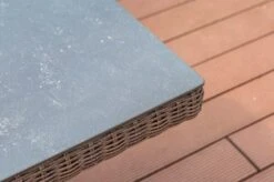 OUTFLEXX Dining Tisch, Hellbraun, Polyrattan, 220 X 100 Cm, Tischplatte Spraystone, 6mm -MBM Verkäufe 8 20677.jpg