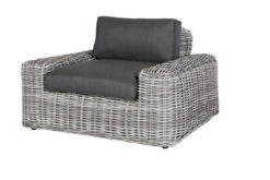 OUTFLEXX Loungemöbel, White Faded Grey, Polyrattan, 4 Personen, Inkl. Tisch 70 X 130 Cm Und Polster Aus Olefin In Anthrazit -MBM Verkäufe 8 20789.jpg