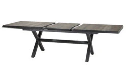 SIENA GARDEN Sincro Ausziehtisch, Anthrazit/natur-grau, Alu/Keramik, 205/265x103 Cm -MBM Verkäufe 9 16598.jpg